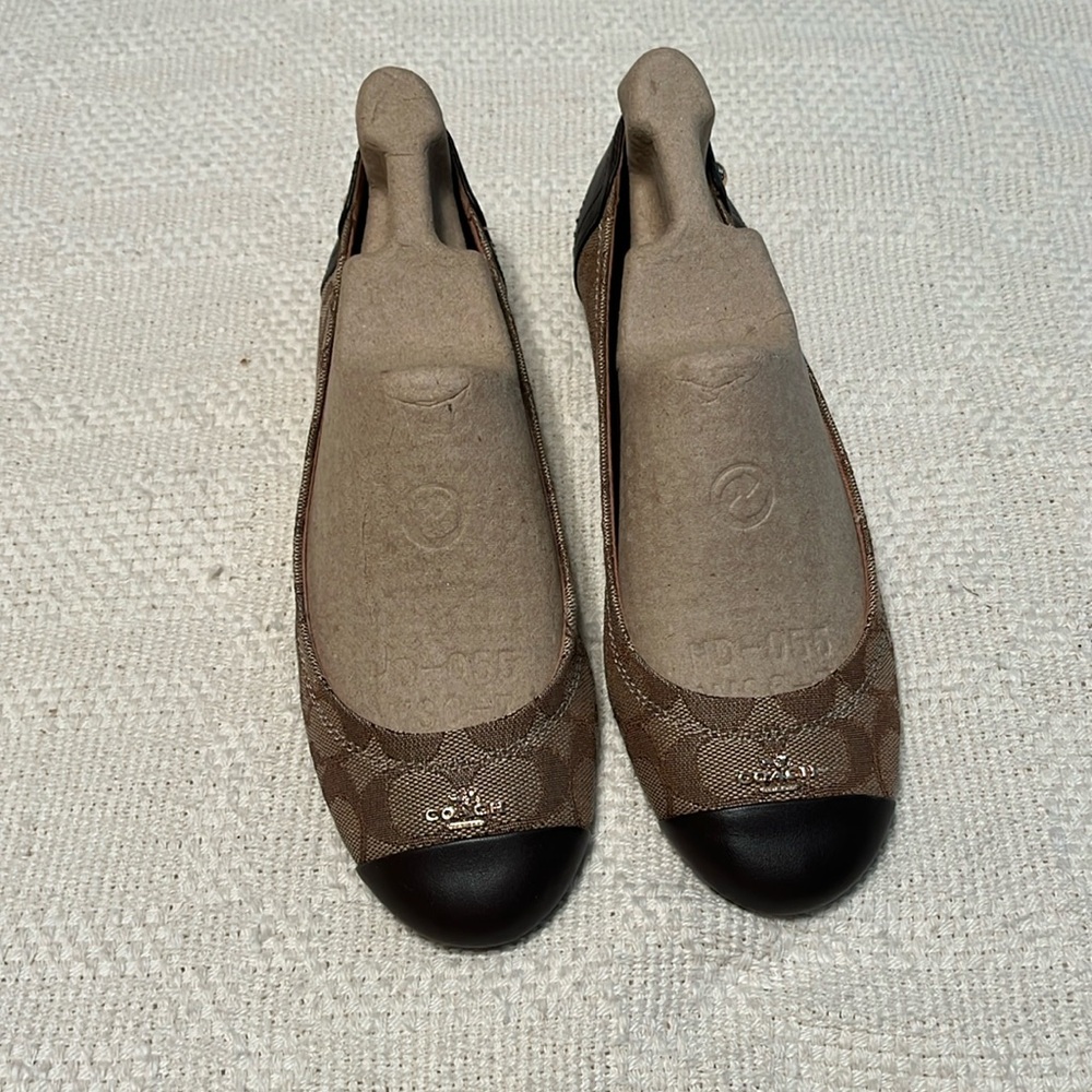 Coach Signature Ballet Flats